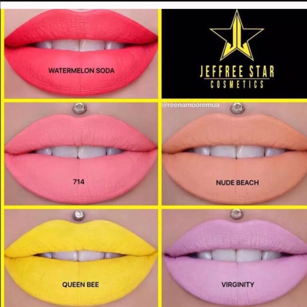Jeffree Star Liquid Velour Lipstick 💄 Set of 5